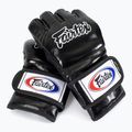 Рукавички ММА Fairtex "Open Thumb Loop" чорні з відкритою петлею для великого пальця 2