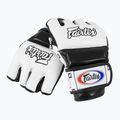 Рукавички для боротьби Fairtex Super Sparring білі/чорні 4