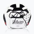 Боксерський шолом Fairtex Super Sparring білий/чорний 2