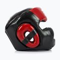 Боксерський шолом для спарингу Fairtex Diagonal Vision - повне покриття голови чорний/червоний 4
