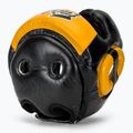 Боксерський шолом для спарингу Fairtex Diagonal Vision - повне покриття голови чорний/жовтий 6