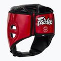 Шолом для змагань з муай-тай та кікбоксингу Fairtex червоний 3