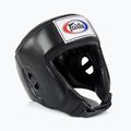 Захисний шолом для змагань з муай-тай і кікбоксингу Fairtex чорний