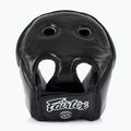Захисний шолом для змагань з муай-тай і кікбоксингу Fairtex чорний 3