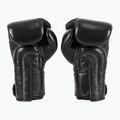 Стильні кутові спаринг-боксерські рукавички Fairtex - закритий великий палець чорні 2