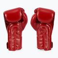 Стильні кутові спаринг-боксерські рукавички Fairtex - закритий великий палець червоні 2