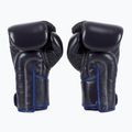 Стильні кутові спаринг-боксерські рукавички Fairtex - закритий великий палець сині 2