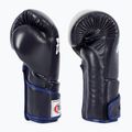 Стильні кутові спаринг-боксерські рукавички Fairtex - закритий великий палець сині 3