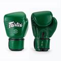 Боксерські рукавички з натуральної шкіри Fairtex зелені