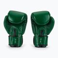 Боксерські рукавички з натуральної шкіри Fairtex зелені 3