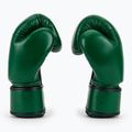 Боксерські рукавички з натуральної шкіри Fairtex зелені 4