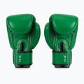 Боксерські рукавички з натуральної шкіри Fairtex зелені 2