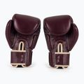 Боксерські рукавички з натуральної шкіри Fairtex бордові 3