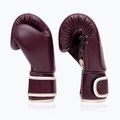 Боксерські рукавички з натуральної шкіри Fairtex бордові 3