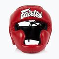Боксерський шолом Fairtex Headguard for Kids червоний 2