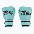 Боксерські рукавички з натуральної шкіри Fairtex сині 2