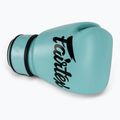 Боксерські рукавички з натуральної шкіри Fairtex сині 5