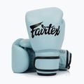 Боксерські рукавички з натуральної шкіри Fairtex сині 4