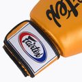 Золоті боксерські рукавички Fairtex Deluxe Tight-Fit 6