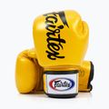 Золоті боксерські рукавички Fairtex Deluxe Tight-Fit 4