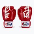 Боксерські рукавички Fairtex Deluxe Tight-Fit червоні 2