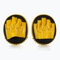 Рукавиці для тренування швидкості та точності Fairtex Speed & Accuracy Focus Mitts чорні/золотисті тренувальні лапи 2