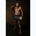 Рукавиці для тренування швидкості та точності Fairtex Speed & Accuracy Focus Mitts чорні/золотисті тренувальні лапи 4