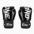Боксерські рукавички Fairtex ONE X Fairtex чорні 2