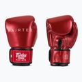 Боксерські рукавички Fairtex Metallic червоні