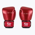 Боксерські рукавички Fairtex Metallic червоні 2