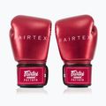Боксерські рукавички Fairtex Metallic червоні 2