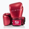 Боксерські рукавички Fairtex Metallic червоні 5