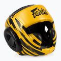 Шолом боксерський Fairtex Microfiber Headguard gold 2