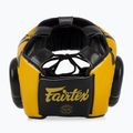 Шолом боксерський Fairtex Microfiber Headguard gold 5