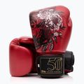 Боксерські рукавички Fairtex Golden Jubilee червоні 4