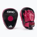 Щитки тренувальні YOKKAO Focus Mitts Open чорно-червоні FYML-18