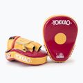 Щитки тренувальні YOKKAO Focus Mitts Open червоно-жовті FYML-21 3