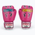 Рукавиці боксерські чоловічі YOKKAO Stadium fuchsia 2