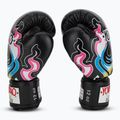 Рукавиці боксерські чоловічі YOKKAO Flames black 4