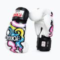 Рукавиці боксерські чоловічі YOKKAO Flames white 2