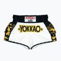 Чоловічі тренувальні шорти YOKKAO Original Muay Thai white