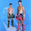 Чоловічі тренувальні шорти YOKKAO Original Muay Thai green 8