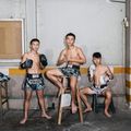 Шорти для тренувань чоловічі YOKKAO Power Muay Thai black 5