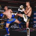 Чоловічі тренувальні шорти YOKKAO Original Muay Thai electric blue 10