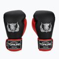 Рукавиці боксерські Top King Reborn Boxing Semi Leather black/red
