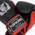 Рукавиці боксерські Top King Reborn Boxing Semi Leather black/red 4