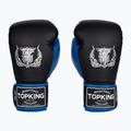 Рукавиці боксерські Top King Reborn Boxing Semi Leather black/blue