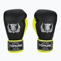 Рукавиці боксерські Top King Reborn Boxing Semi Leather black/yellow