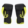Рукавиці боксерські Top King Reborn Boxing Semi Leather black/yellow 2