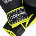Рукавиці боксерські Top King Reborn Boxing Semi Leather black/yellow 4